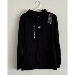 New‎ with Tags-Under Armour Women's UA  Fleece Hoodie-Black-Large
